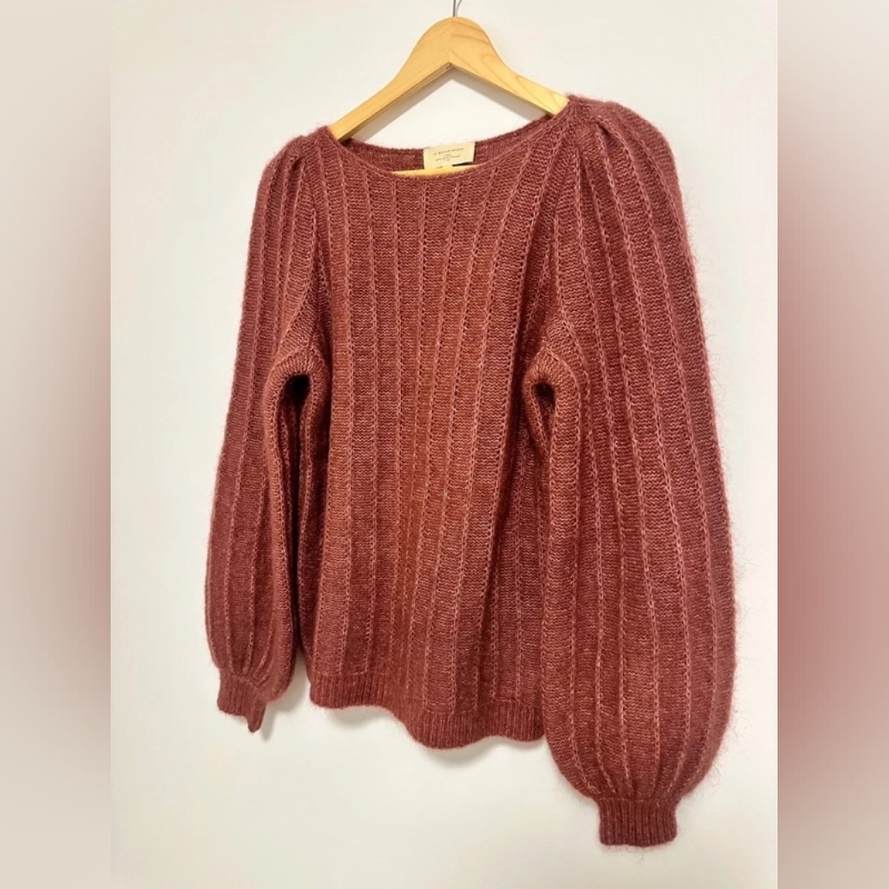 Sezane red sweater